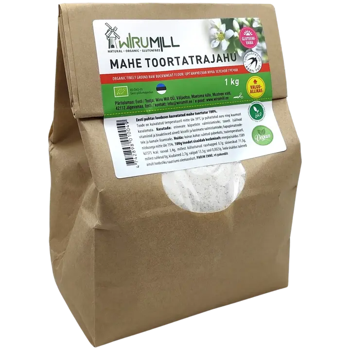 Wiru Mill mahe toortatra jahu 1 kg, gluteenivaba
