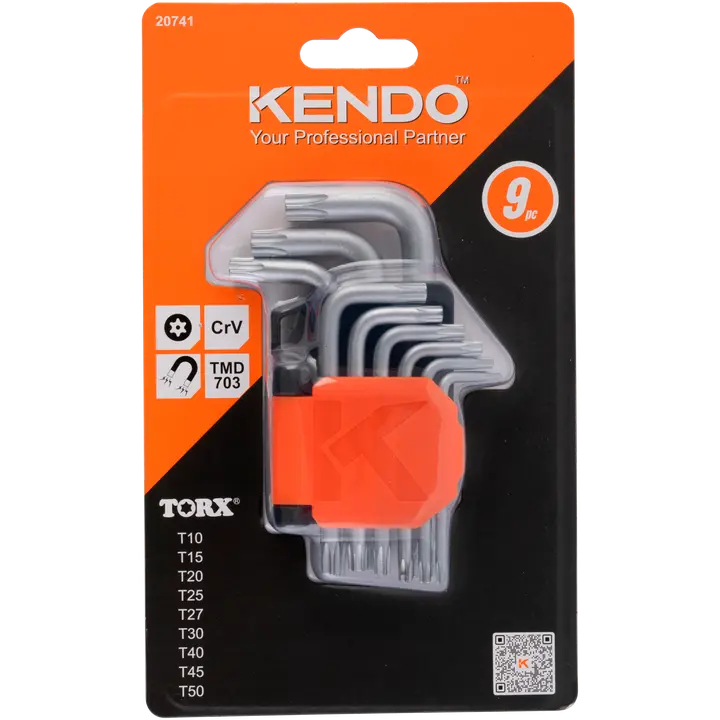 Torx-võtmete komplekt 9-osa