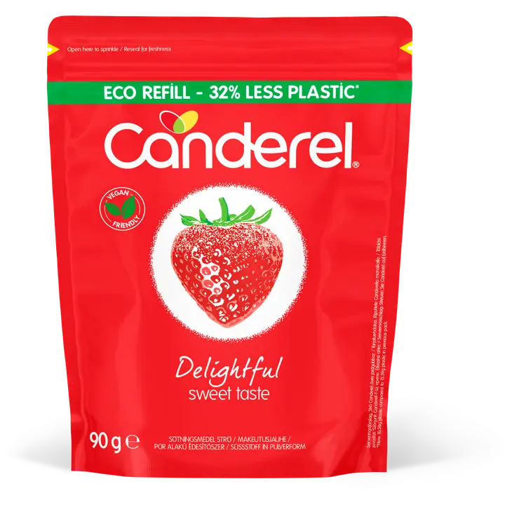 Canderel makeutusainejauhe täyttöpakkaus 90g