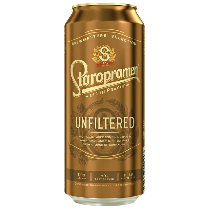 Staropramen Unfilt õlu 5%vol 500ml