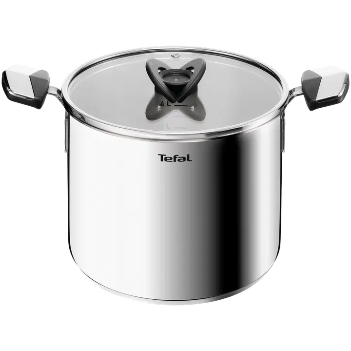 Tefal Emotion Plus pinnoittamaton teräksinen pastakattila 22 cm/6,4l + kansi E3286145