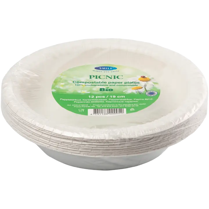 Smile pappkauss Picnic 19cm 12tk