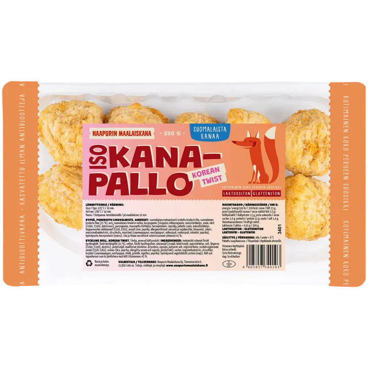 Naapurin maalaiskanan iso kanapallo korea twist 200g