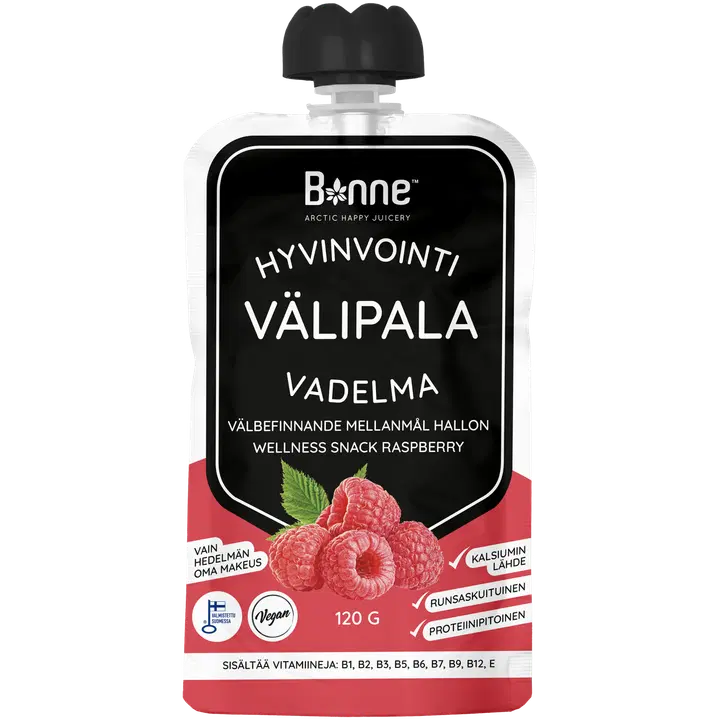Bonne 120g Hyvinvointivälipala Vadelma