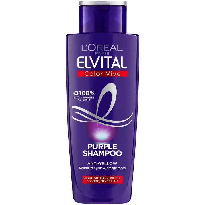 L'Oréal Paris Elvital Color Vive Purple Shampoo värjätyille hiuksille 200 ml