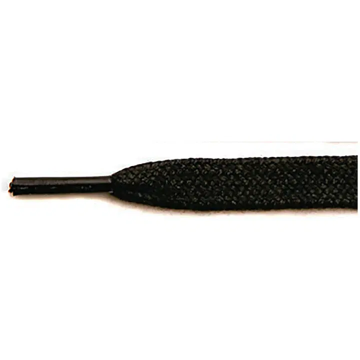 Bandi kengännauha litteä 120cm 564 musta 1pr