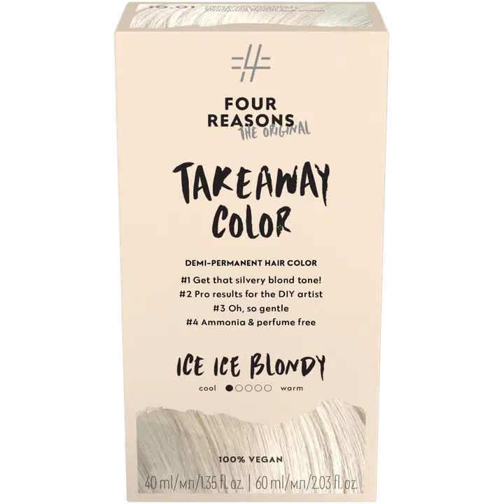 Four Reasons Original Takeaway Color 10.01 Ice Ice Blondy kestosävyte