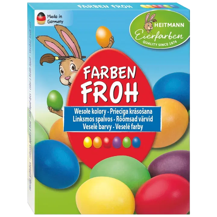 Munavärvid rõõmsad värvid 6 tk