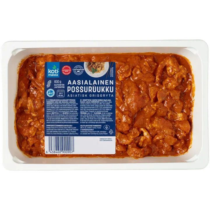 Kotimaista aasialainen possuruukku uunivalmis 600g