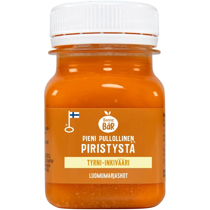 Bonne Bär Tyrni-inkivääri luomushotti 80ml