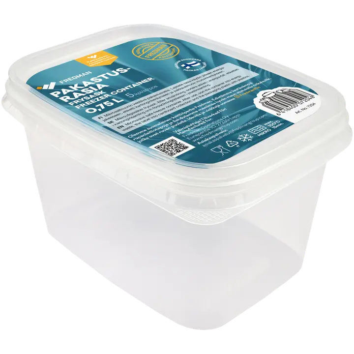 Fredman pakastusrasia 0,75l mikronkestävä 5kpl