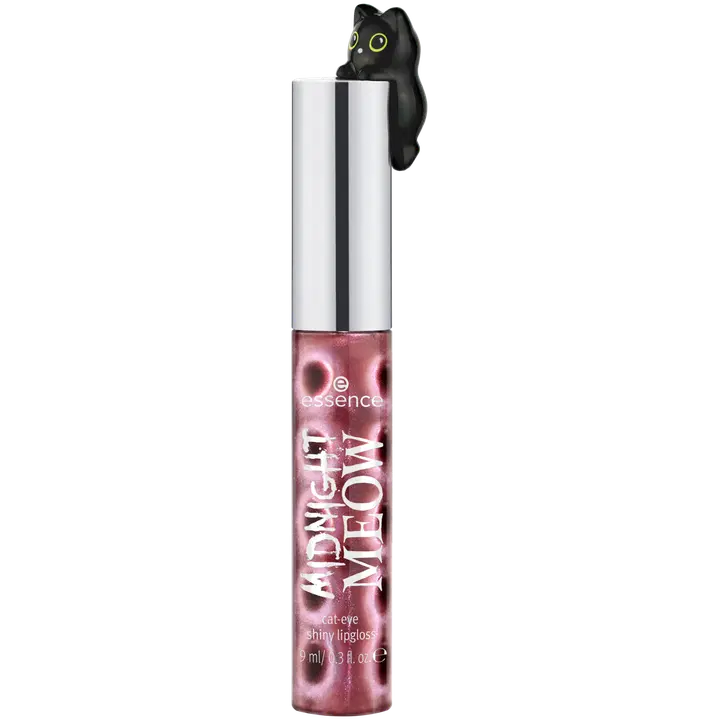 essence MIDNIGHT MEOW cat-eye shiny lipgloss 01 Moonlight Spell 9 ml