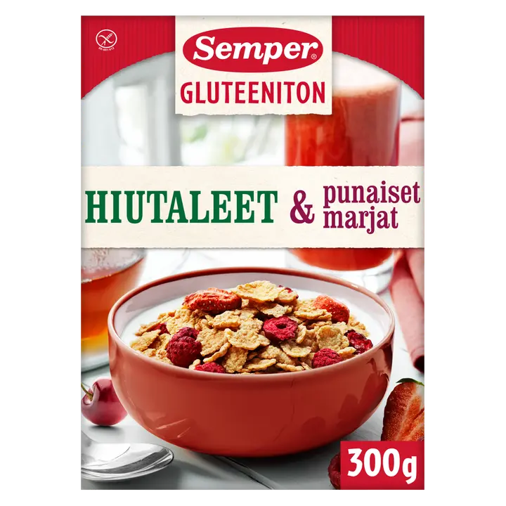 Semper Gluteeniton Hiutaleet & Punaiset marjat muro 300g