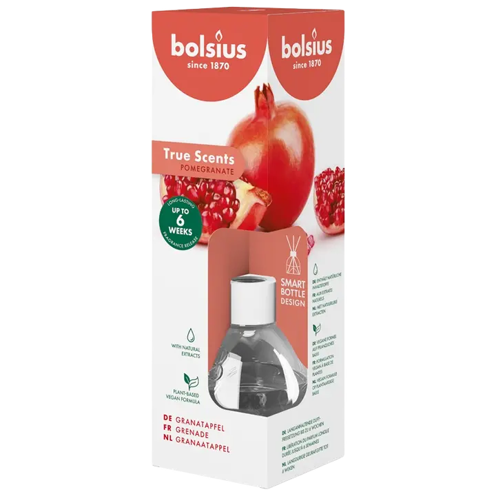 Bolsius True Scents – huonetuoksu – Granaattiomena – 60 ml