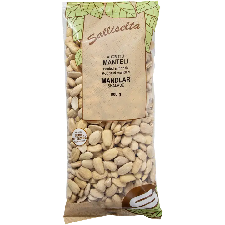 Salliselta Manteli kuorittu 800g