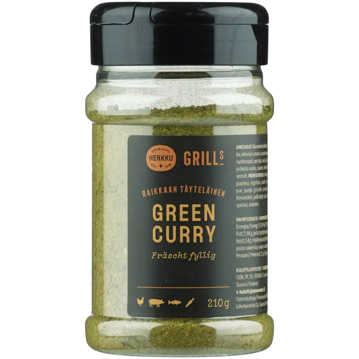 Herkku Grills Maustes. Green Curry 210g