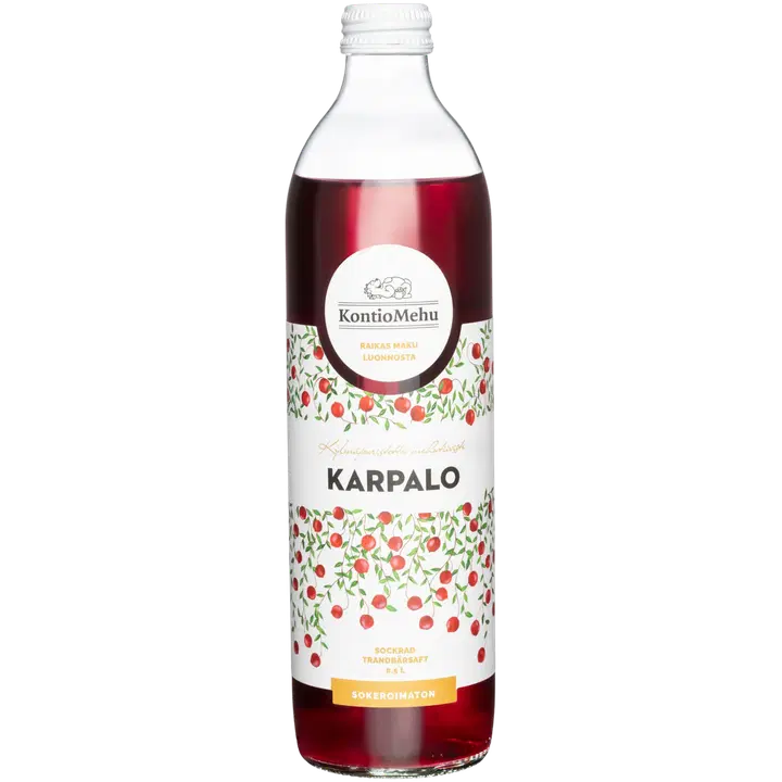 KontioMehu Karpalomehutiiviste sokeroimaton 0,5 l