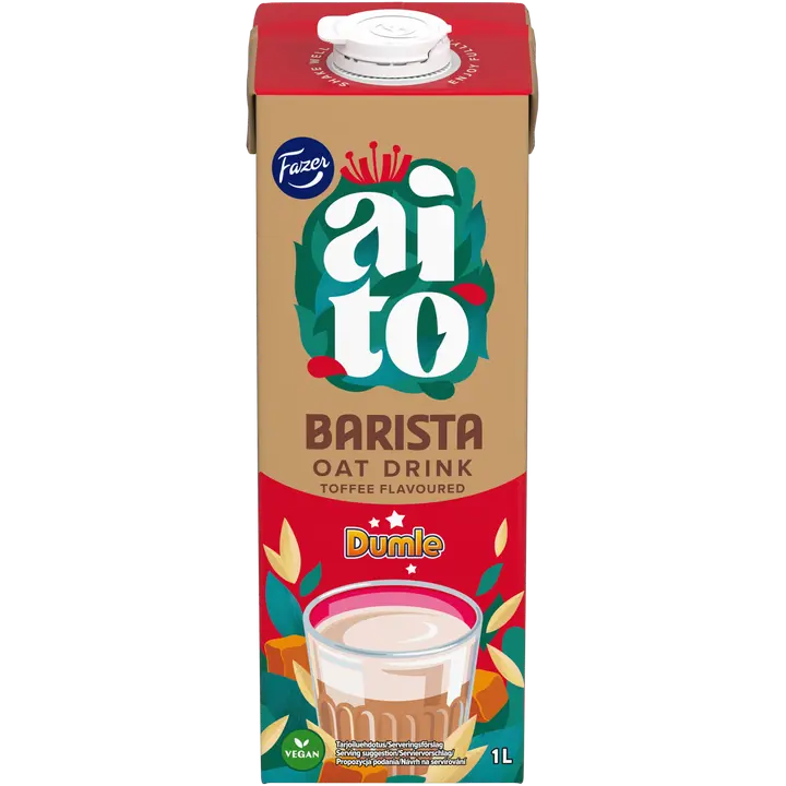Fazer Aito Barista Dumle Kaurajuoma 1L UHT