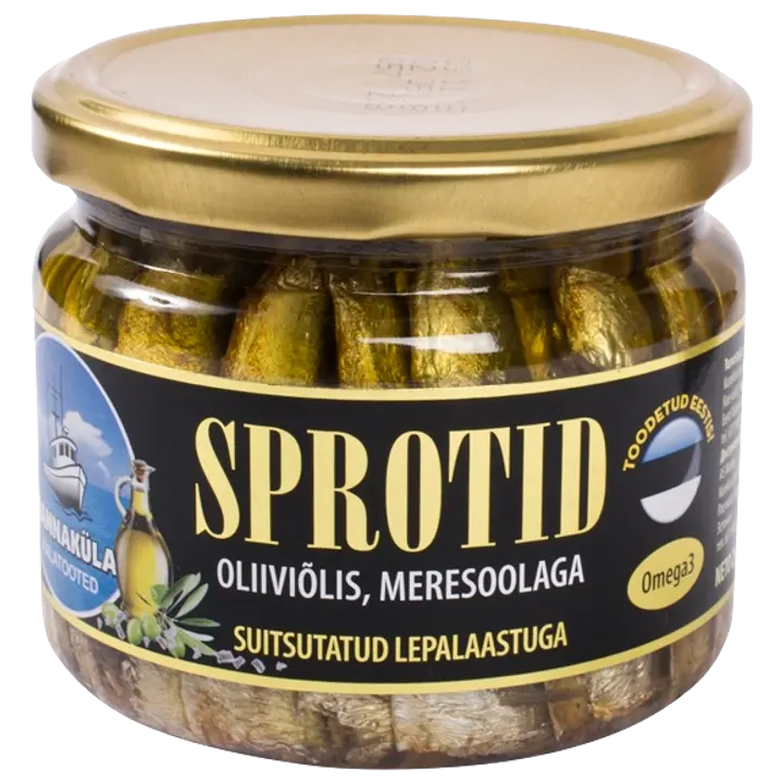 Sprotid oliiviõlis 290 g