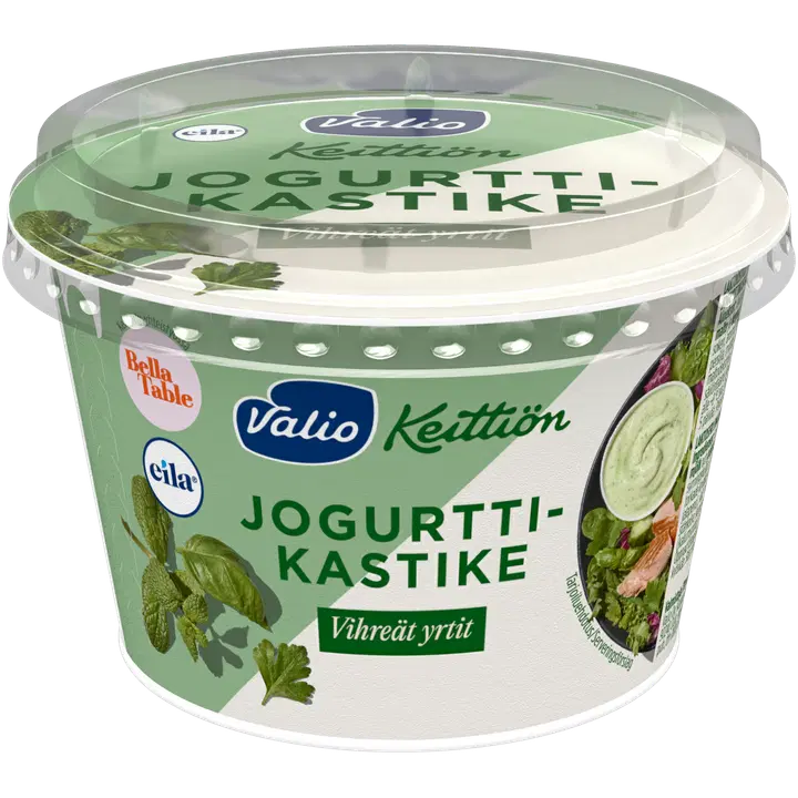 Valio Keittiön jogurttikastike vihreät yrtit 180 g laktoositon
