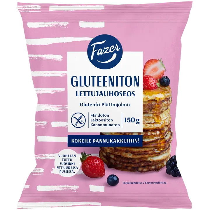 Fazer Gluteeniton Lettujauhoseos 150 g