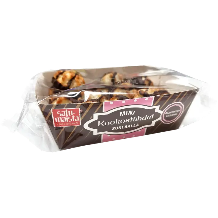 Satumaista Mini kookostähdet leivokset 200g