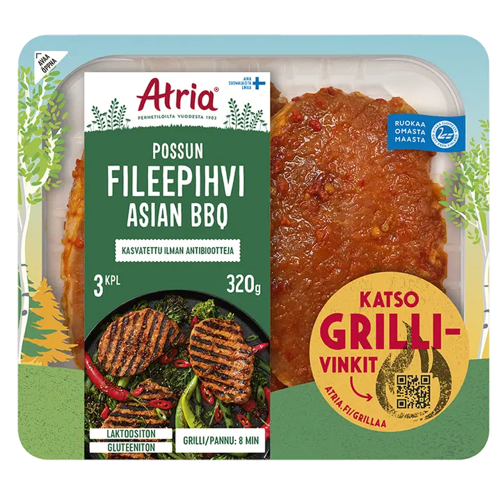 Atria possun fileepihvi Asian BBQ 320g