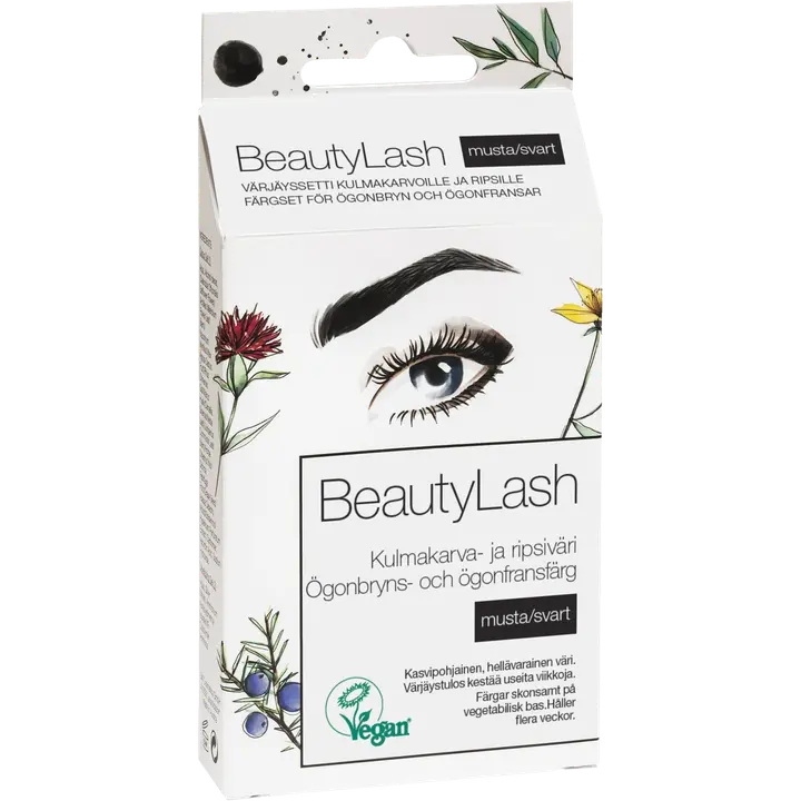 BeautyLash Kulmakarva- ja ripsiväri musta