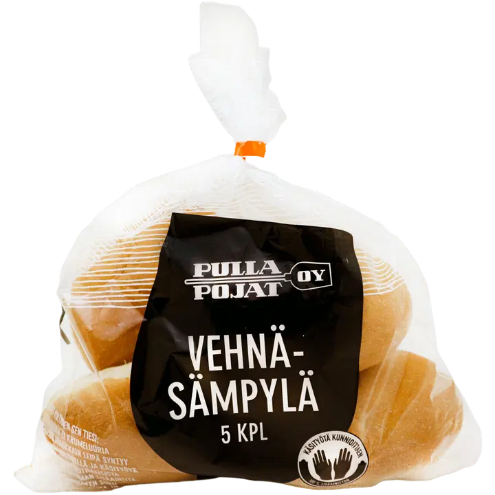 Pulla-Pojat sämpylä vehnä 5 kpl