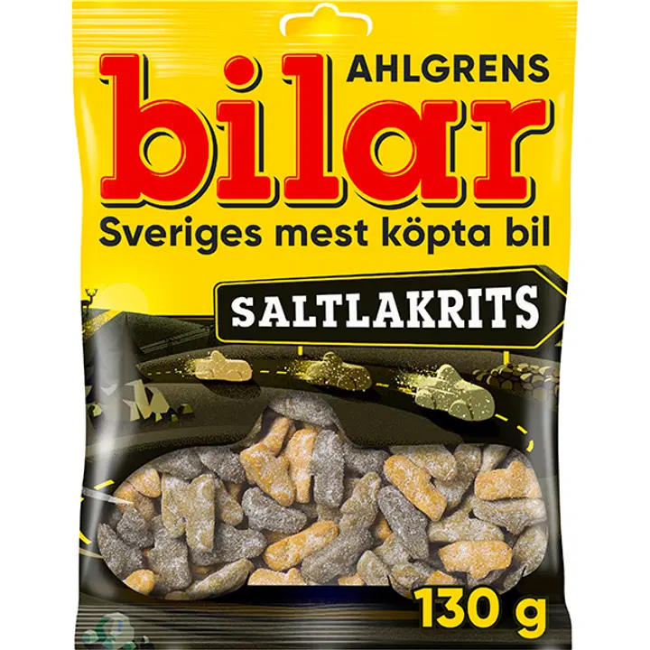 Ahlgrens Bilar Saltlakrits makeissekoitus 130g