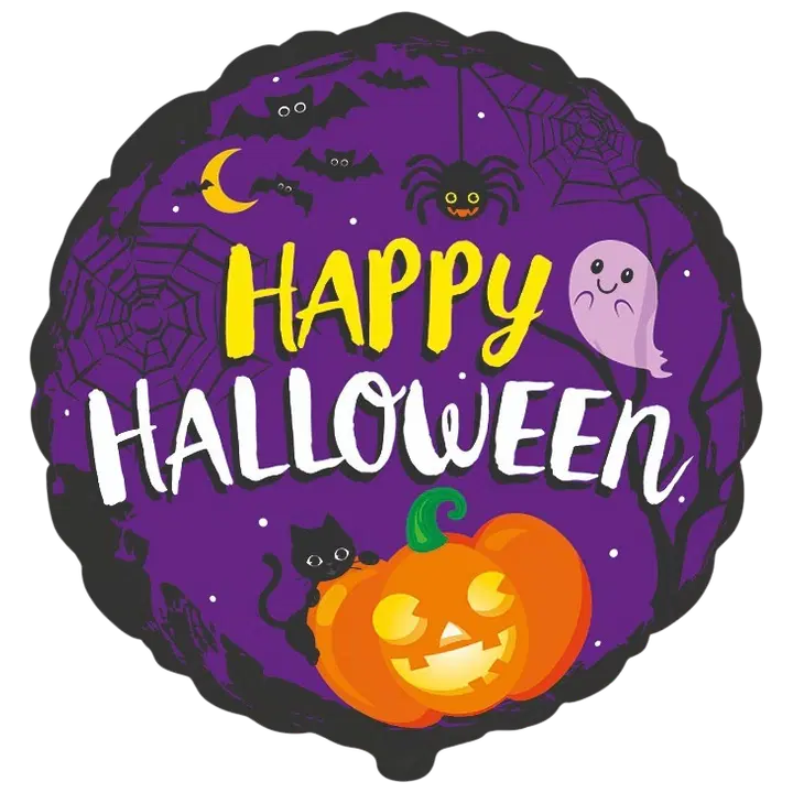 Happy Halloween folieballong