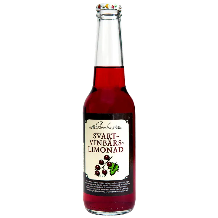 Amalias Limonadfabrik mustaherukkalimonadi 330 ml