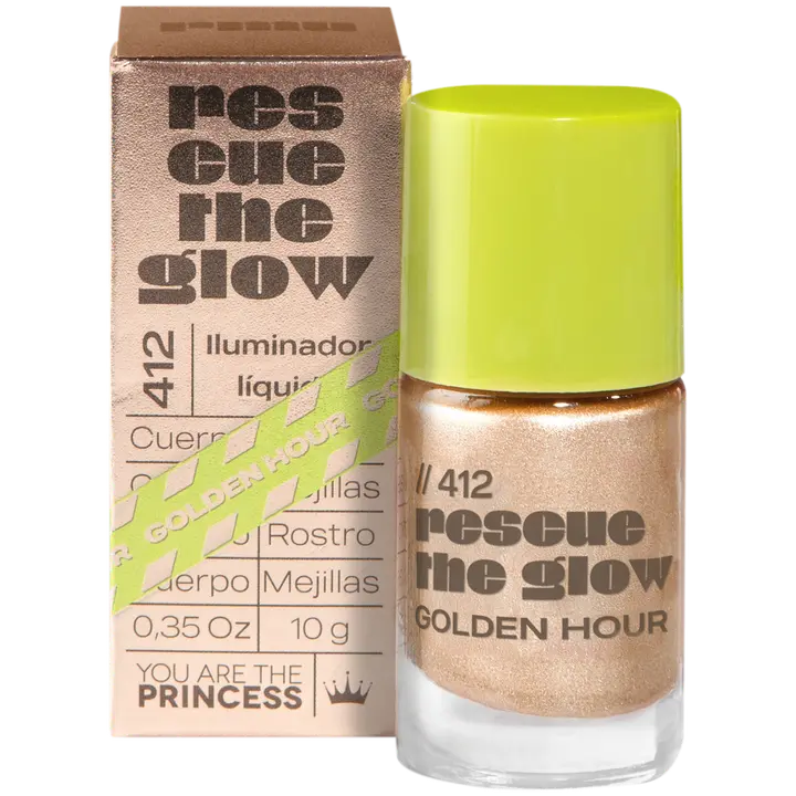 You Are The Princess Rescue The Glow, Golden Hour, iholle hehkua antava nestemäinen korostustuote