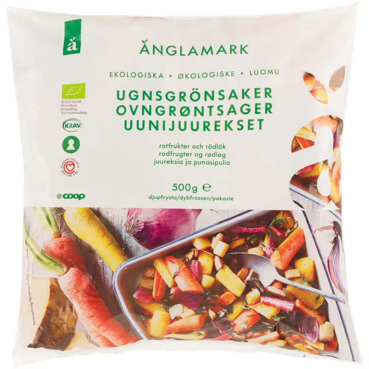 Änglamark uunijuurekset luomu pakaste 500 g