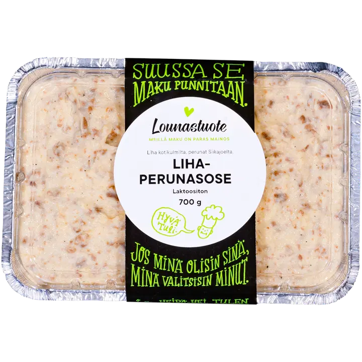 Lounastuote lihaperunasoselaatikko 700g - Kestosuosikki jossa reilusti hyvää makua