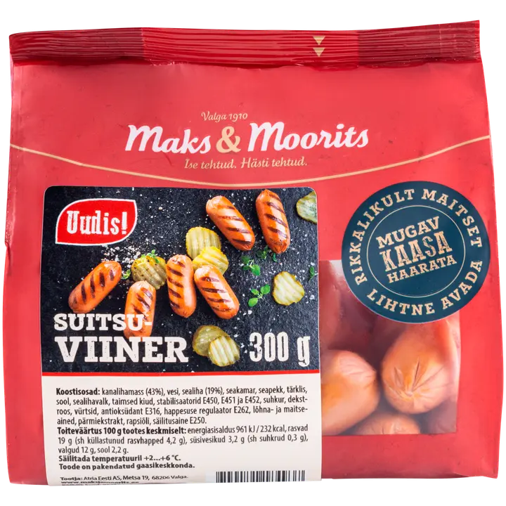 Maks ja Moorits Suitsuviiner 300G