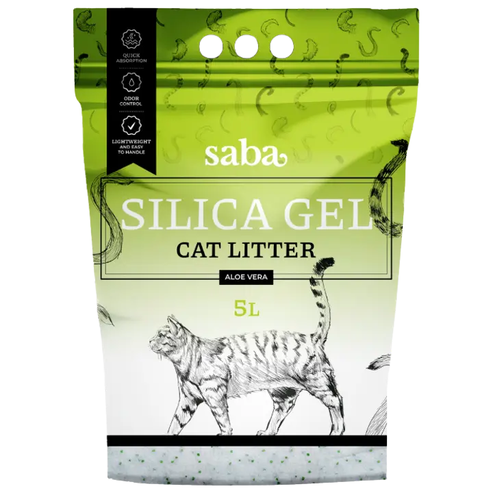Silikageeli kassiliiv SABA Aloe Vera 5L 2kg