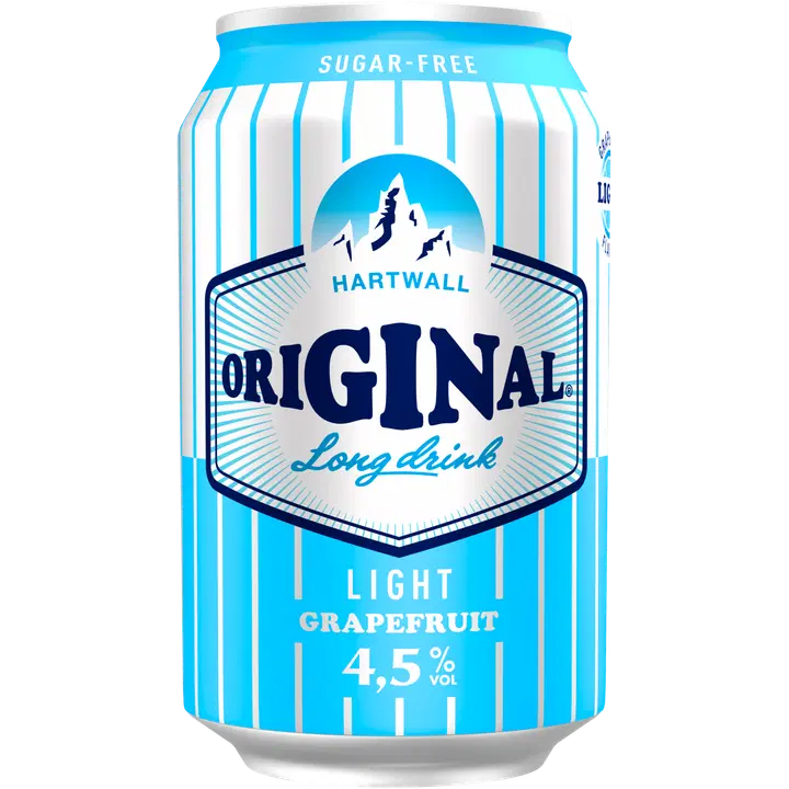 Hartwall Original Long Drink Grapefruit Light 4,5% 0,33 l