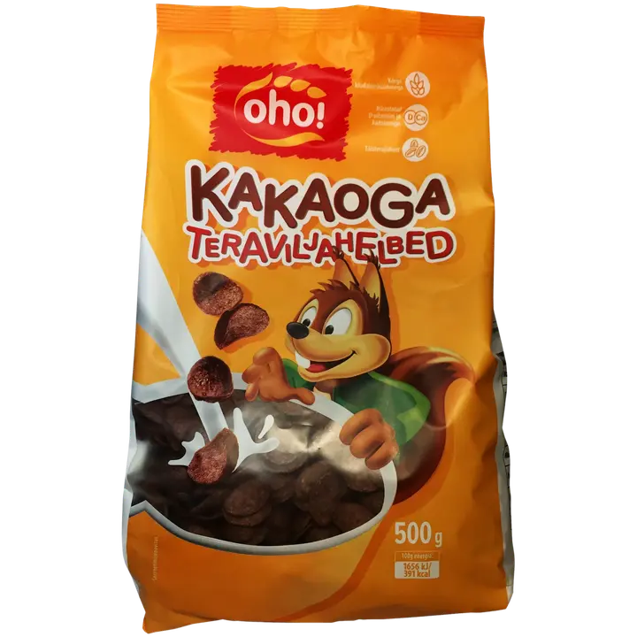 Oho kakaoga teraviljahelbed 500 g