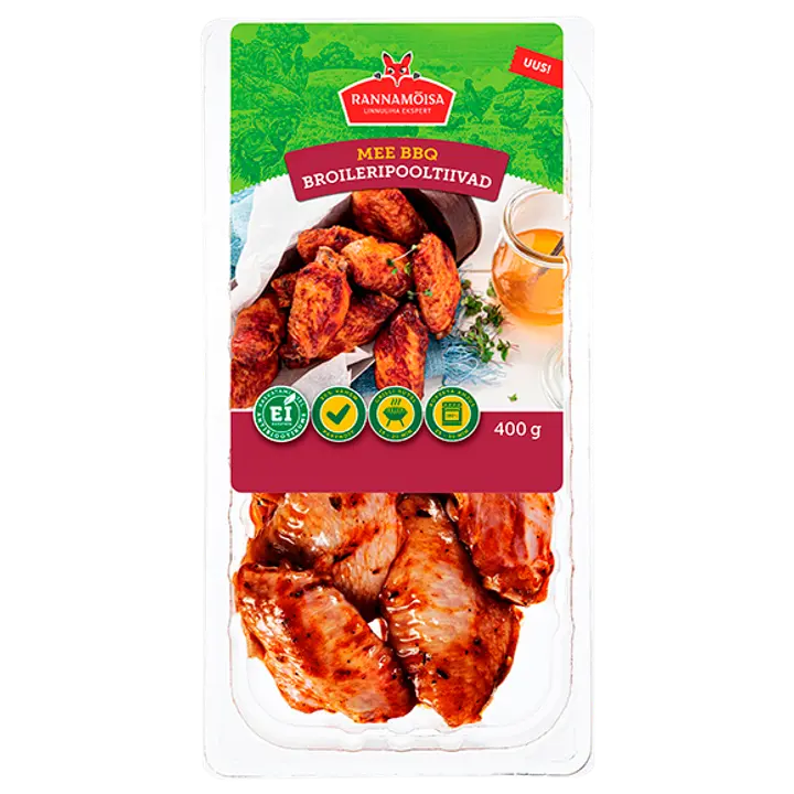 Rannamoisa Mee Bbq Broileripooltiivad 400G