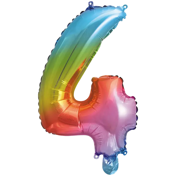 Decorata Party foliopallo Rainbow 35 cm No. 4