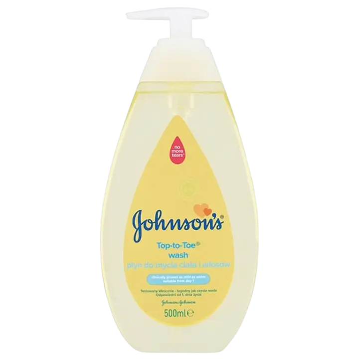 Johnson´s pesemisvahend Top-to-Toe pumbaga 500 ml