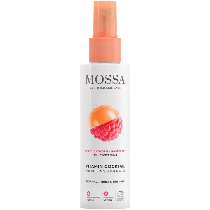 Mossa Vitamin Cocktail Energising Toner Mist energisoiva kasvovesisuihke COSMOS NATURAL 100 m