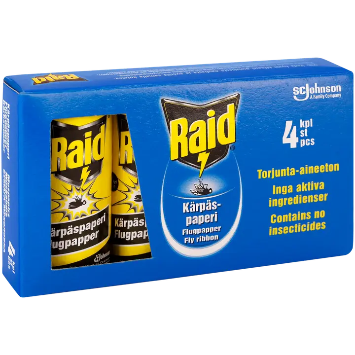 Raid Kärpäspaperi liimakarkote 4kpl