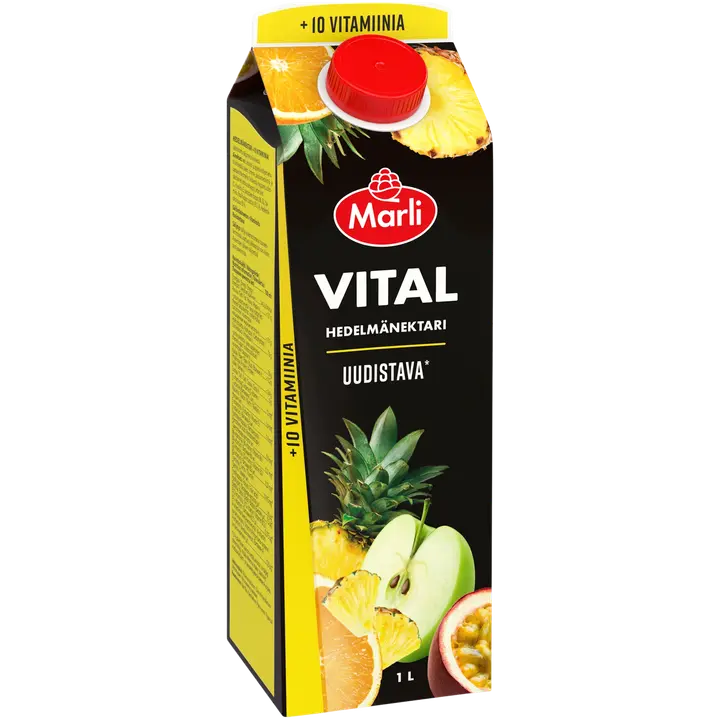 Marli Vital Hedelmänektari + 10 vitamiinia 1 L