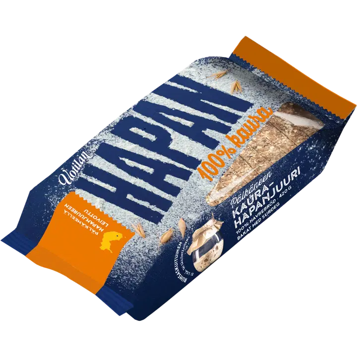 Uotilan Hapan-Kaura 100% 420g, kauraleipä