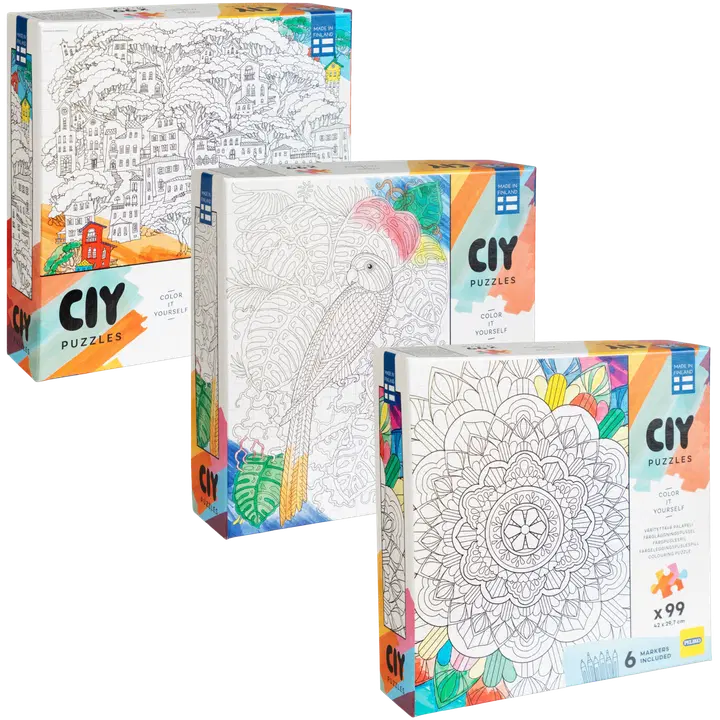 Pusel värvi ise  99 tk markerid