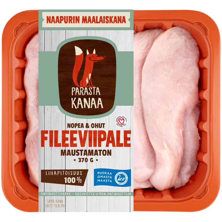 Naapurin Maalaiskanan nopea&ohut fileeviipale maustamaton 370 g