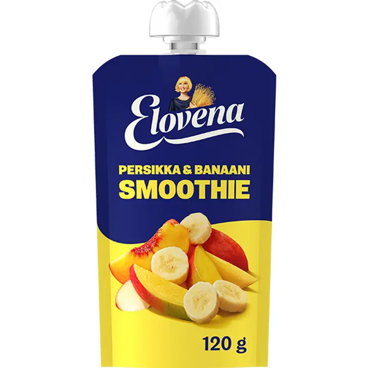 Elovena 120g persikka & banaani smoothie