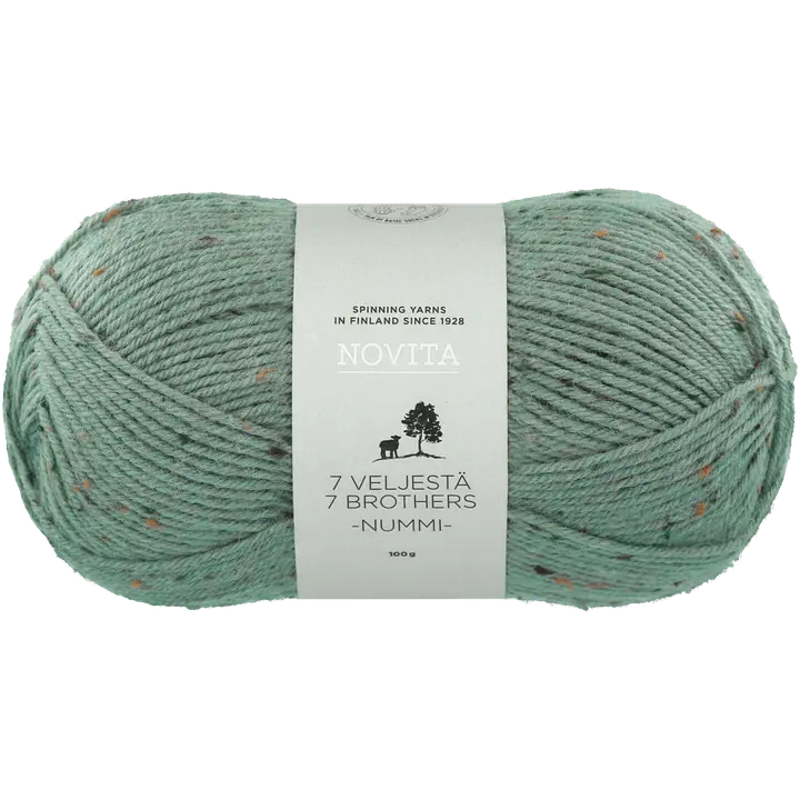 lõng 7 veljestä nummi roheline 100g